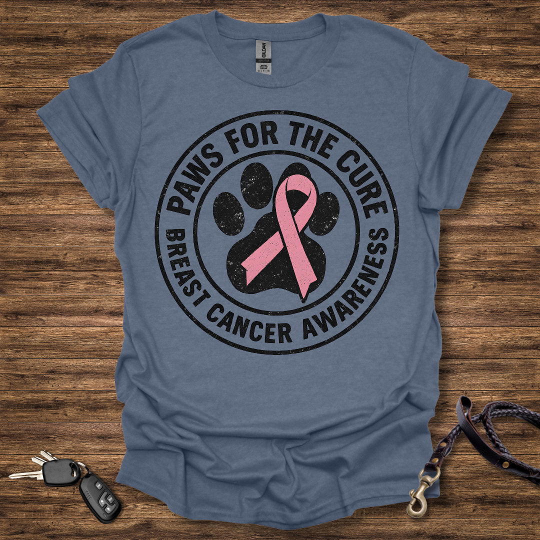 Paws for the Cure Ribbon Badge