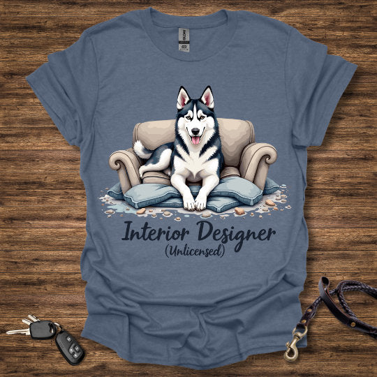 Husky Couch T-Shirt