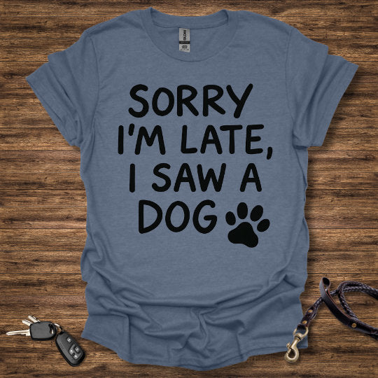 I saw a dog