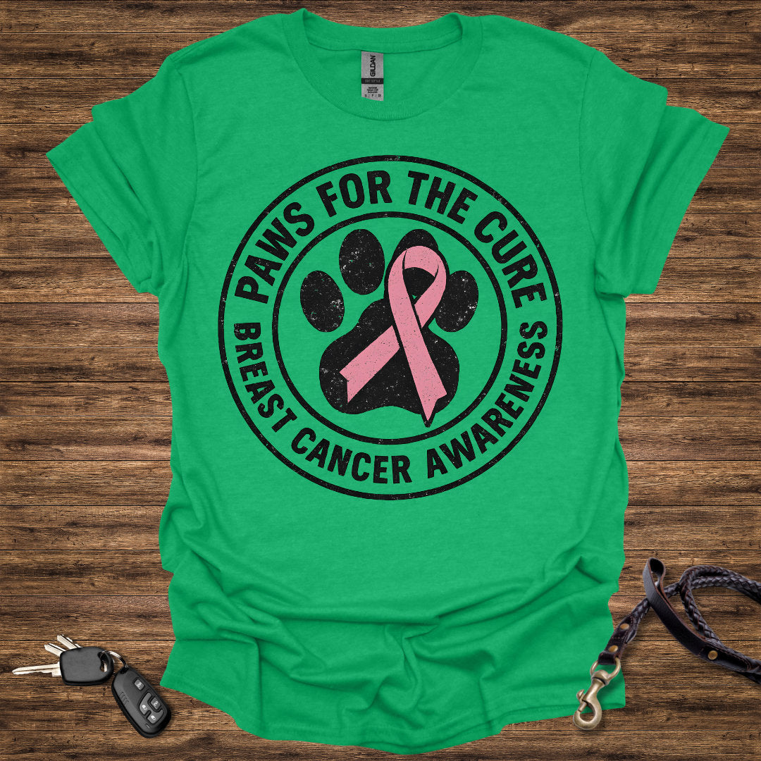 Paws for the Cure Ribbon Badge