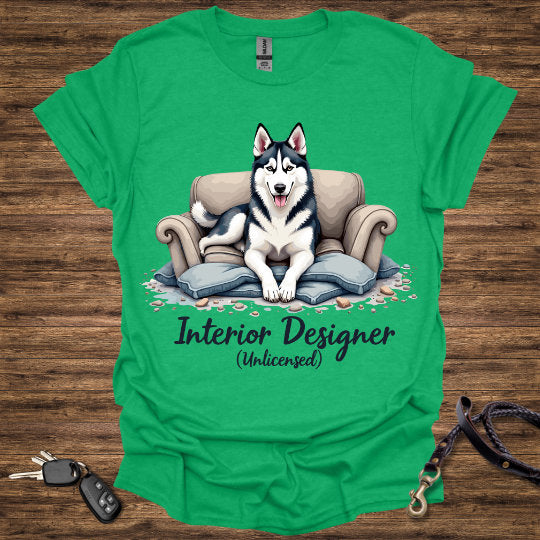 Husky Couch T-Shirt