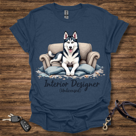 Husky Couch T-Shirt