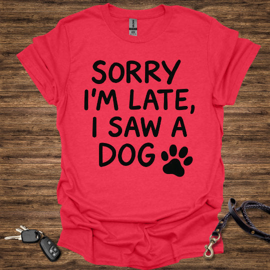 I saw a dog