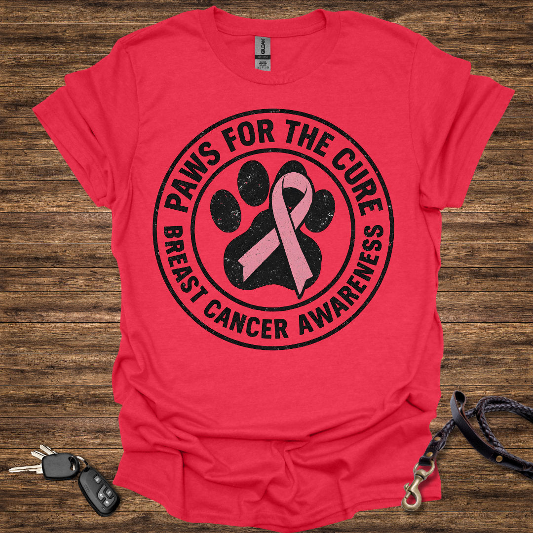Paws for the Cure Ribbon Badge