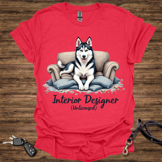 Husky Couch T-Shirt