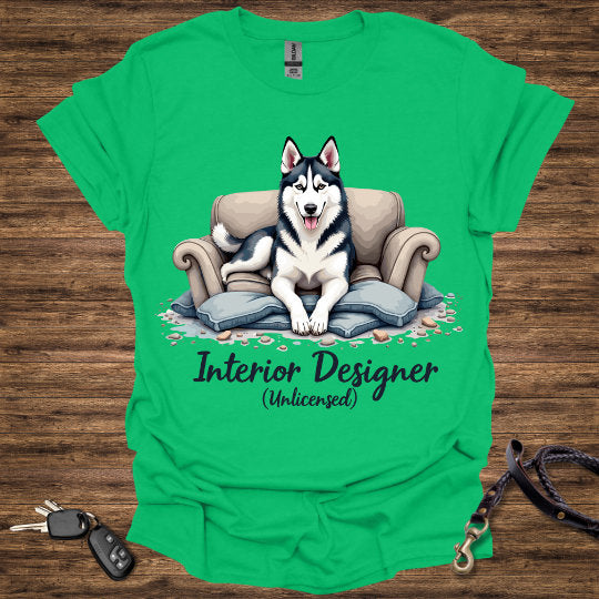 Husky Couch T-Shirt