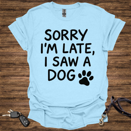 I saw a dog