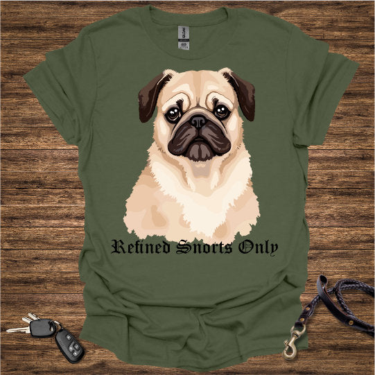 Sniffing Pug T-Shirt