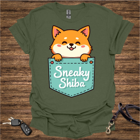 Sneaky Shiba T-Shirt