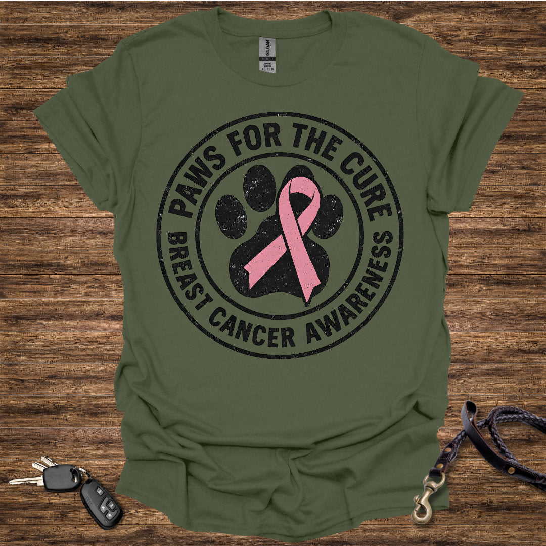 Paws for the Cure Ribbon Badge