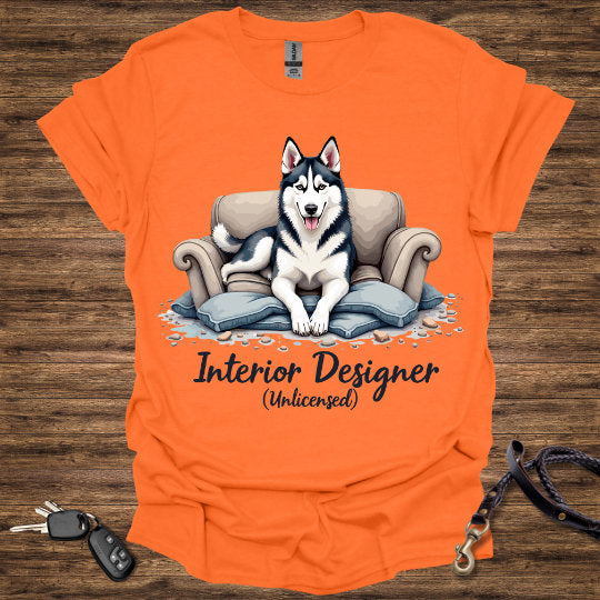 Husky Couch T-Shirt