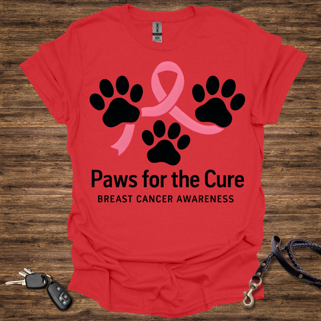 Paws for the Cure Pink Ribbon