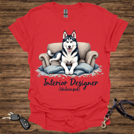 Husky Couch T-Shirt
