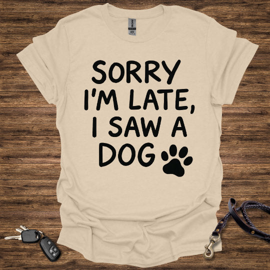 I saw a dog