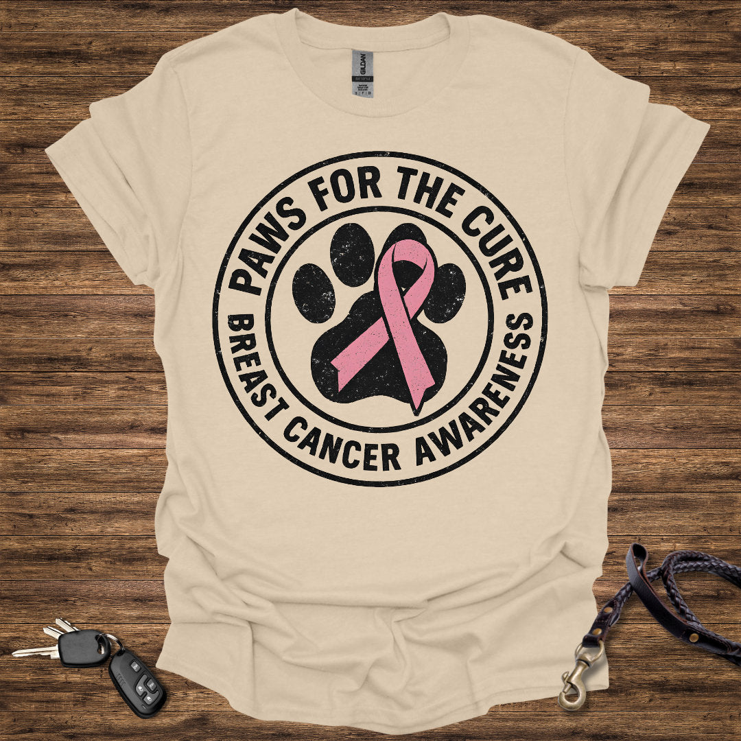 Paws for the Cure Ribbon Badge