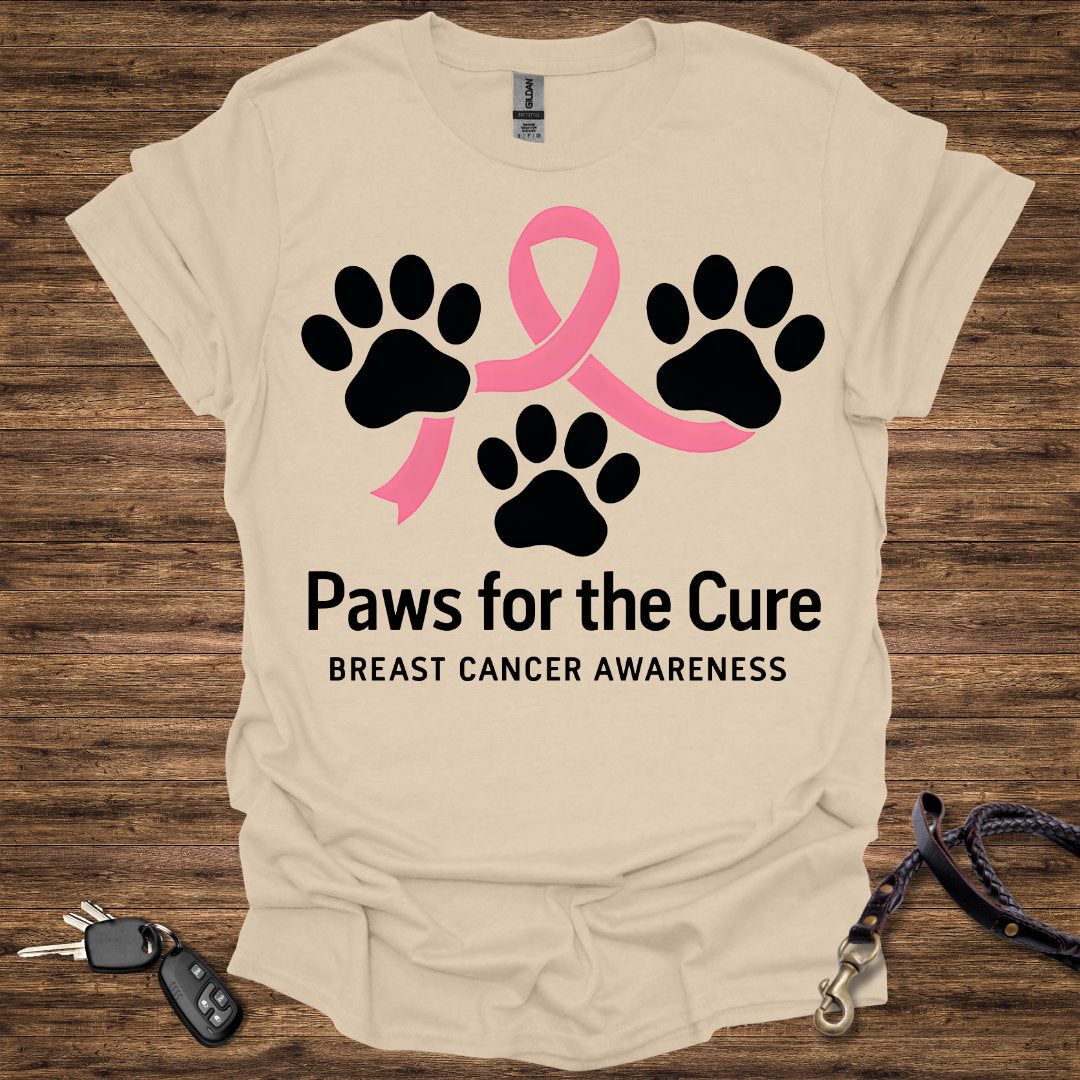 Paws for the Cure Pink Ribbon
