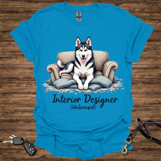Husky Couch T-Shirt