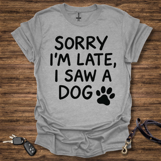 I saw a dog