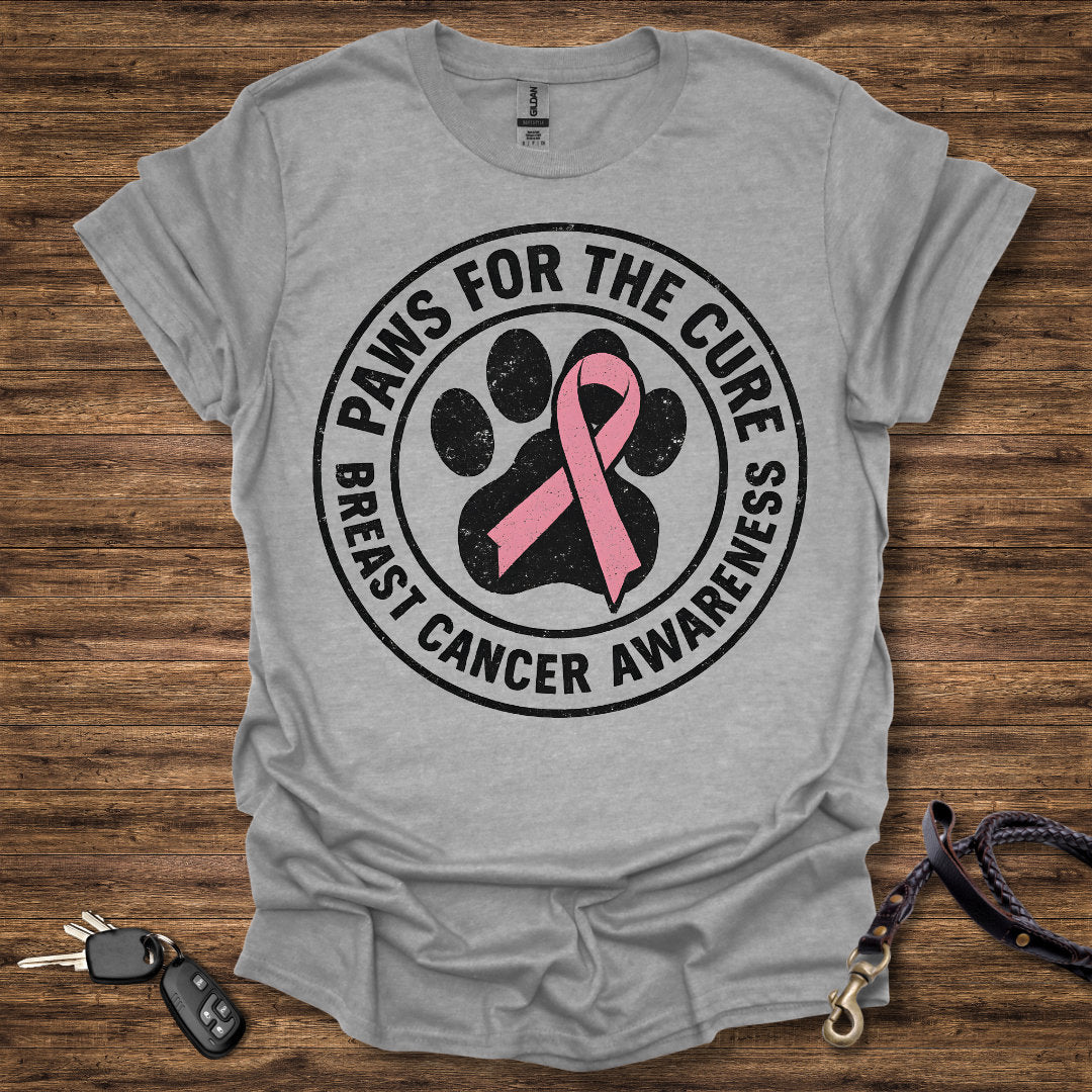 Paws for the Cure Ribbon Badge