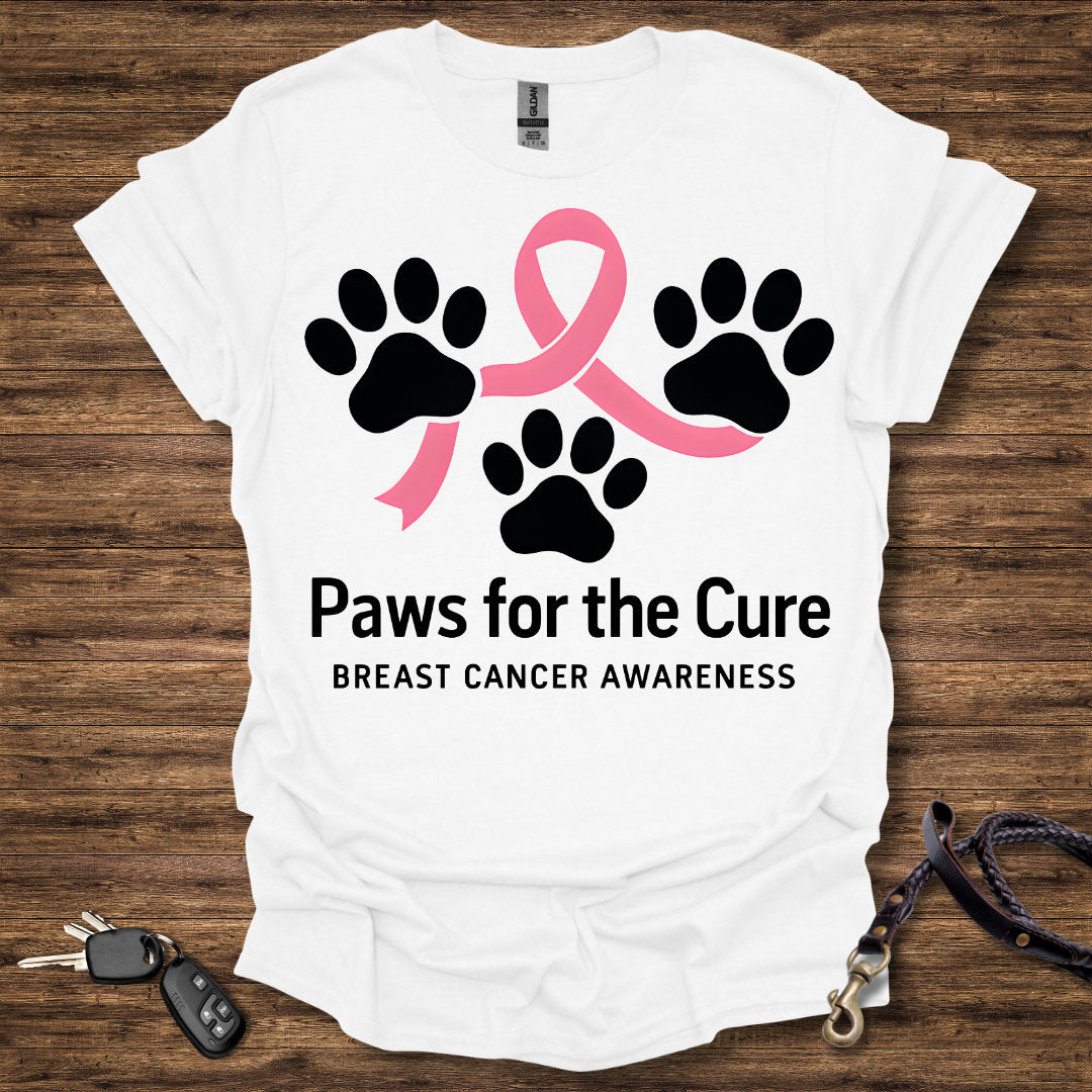 Paws for the Cure Pink Ribbon