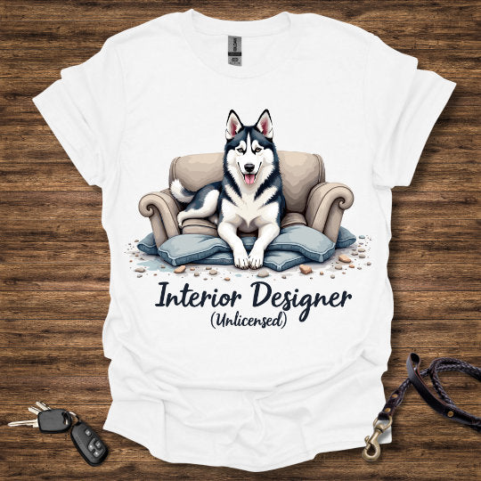Husky Couch T-Shirt