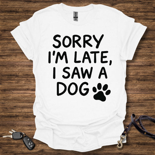 I saw a dog