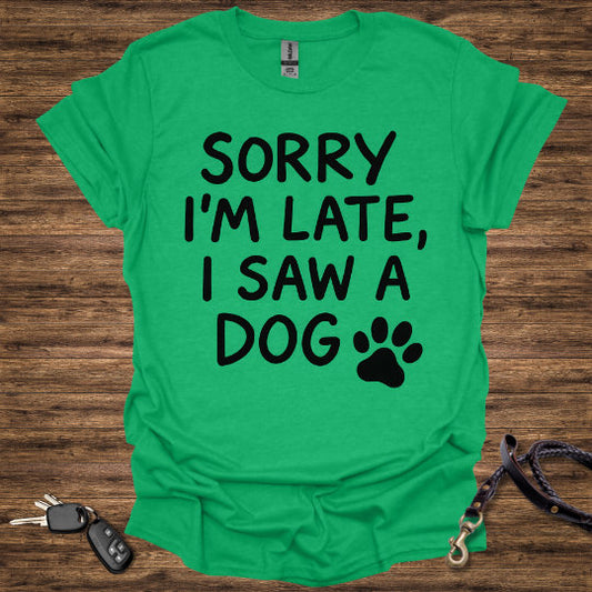 I saw a dog