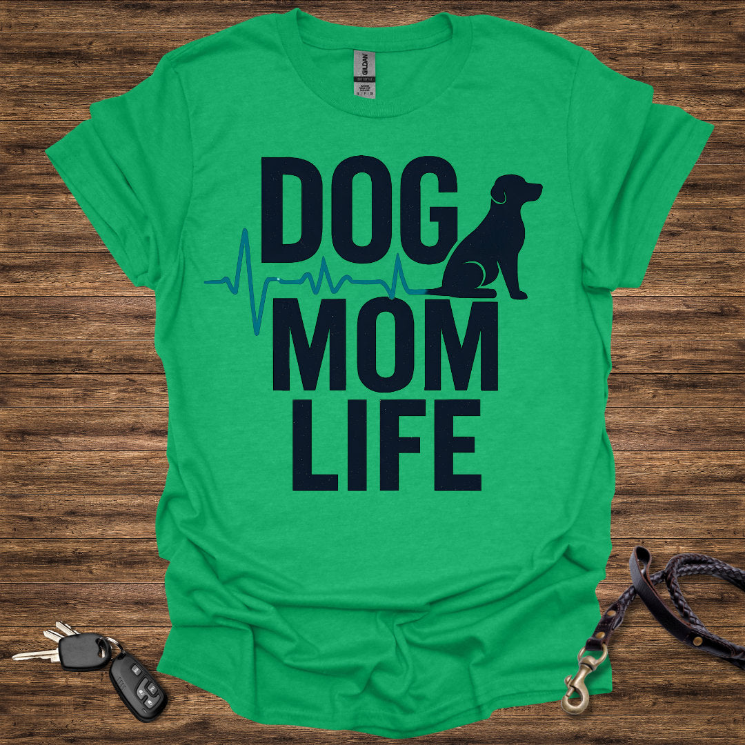 Dog Mom Life Heartbeat