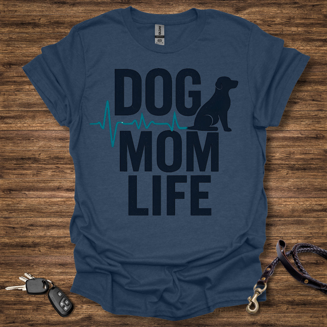 Dog Mom Life Heartbeat