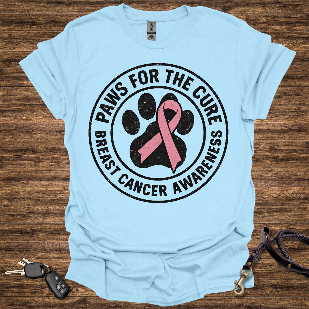 Paws for the Cure Ribbon Badge