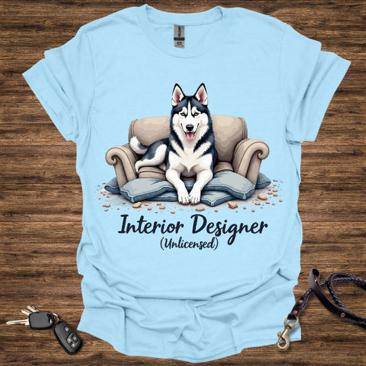 Husky Couch T-Shirt