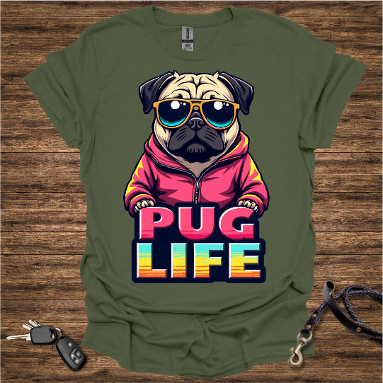 Retro Pug T-Shirt