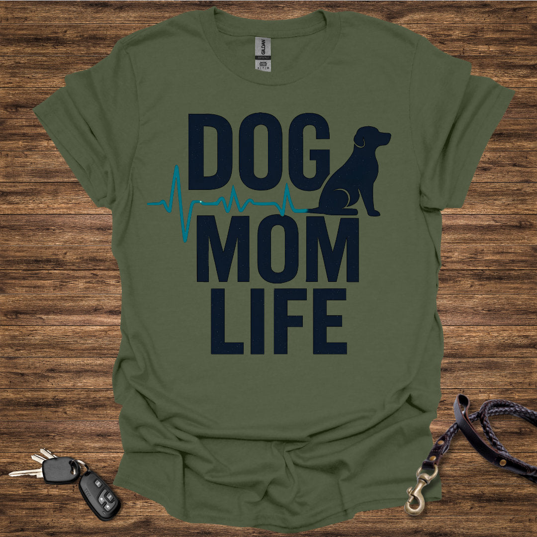 Dog Mom Life Heartbeat