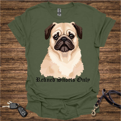 Sniffing Pug T-Shirt