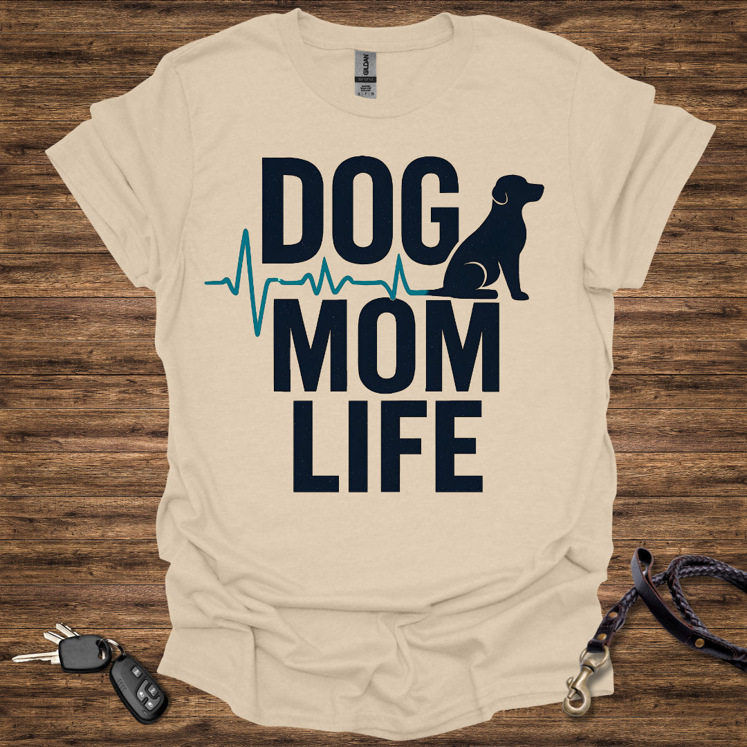 Dog Mom Life Heartbeat