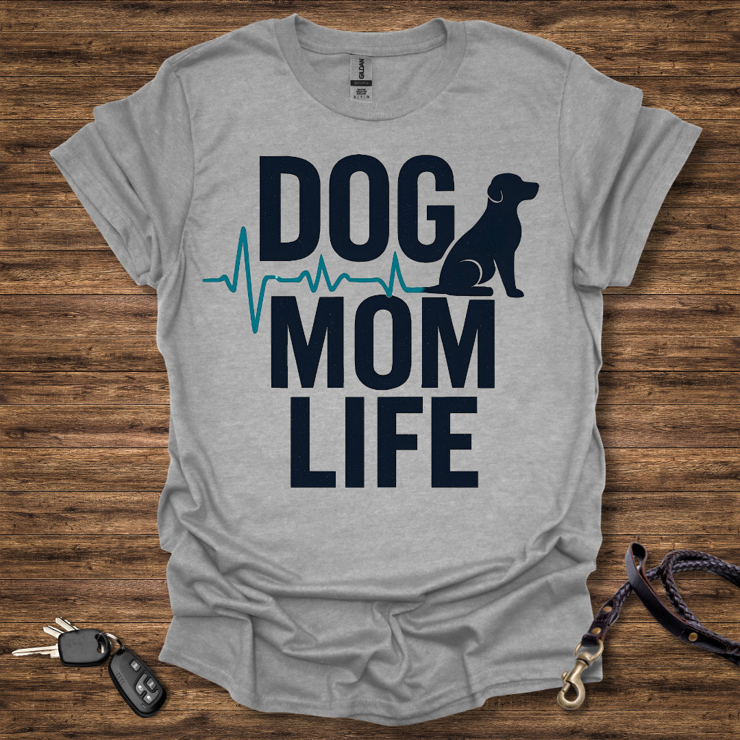 Dog Mom Life Heartbeat