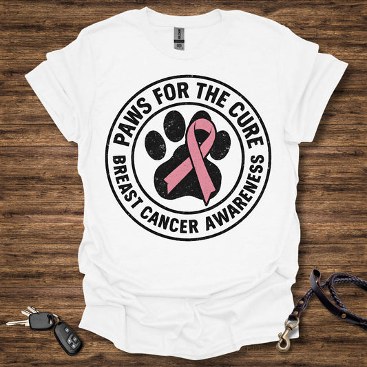Paws for the Cure Ribbon Badge