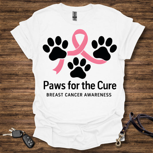Paws for the Cure Pink Ribbon